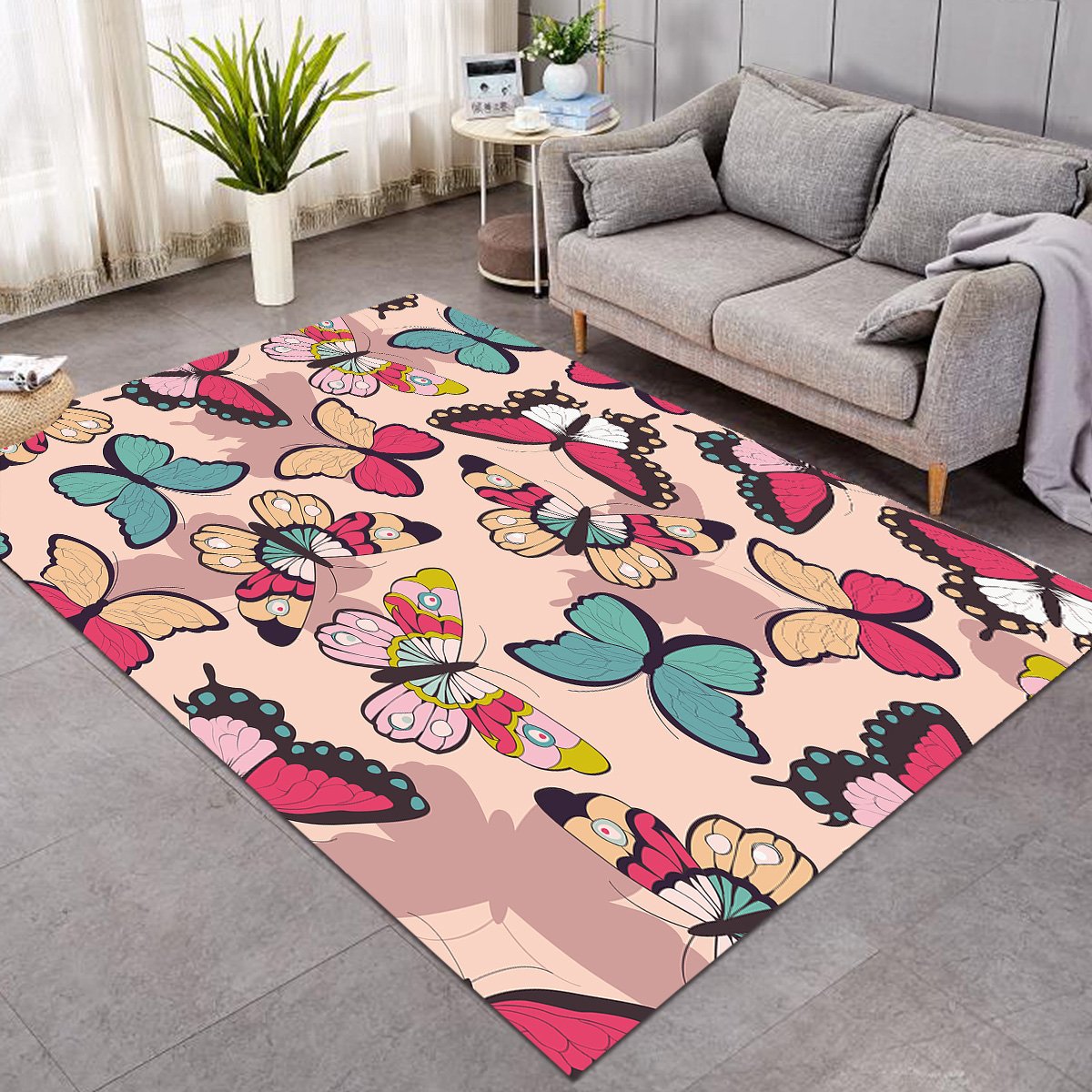 A Flutter Of Butterflies Rug Living Room A Flutter Of Butterflies Rug Living Room