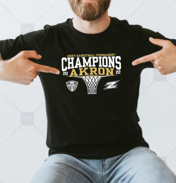 AKRON Champions Mid-American Conference MAC 2022 T-Shirt