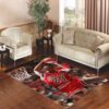 Air Jordan Logo Pink Area Rug Carpet