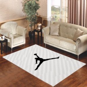 Air Jordan Carbon Area Rug Carpet
