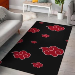 Akatsuki Cloud Naruto Rug For Living Room