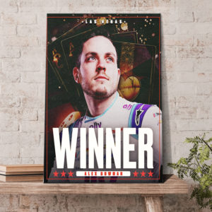Alex Bowman Winner Wins A Drag Race In Vegas Poster Canvas