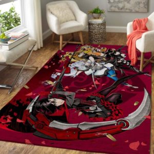 American Anime Style Rwby Area Rug Carpet