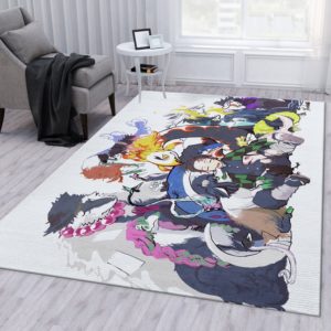 Anime Demon Slayer Area Rug Carpet For Living Room
