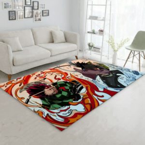 Anime Demon Slayer Area Rug Carpet Home Decor