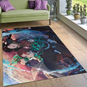 Anime Demon Slayer Kimetsu No Yaiba Area Rug Carpet