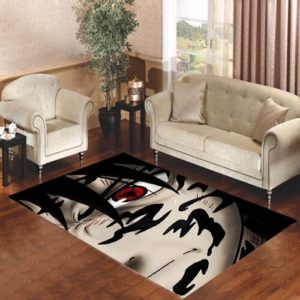 Anime Naruto Itachi Sharingan Area Rug Carpet