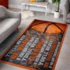 Manchester Giants Basketball Club Logo Red Area Rug Carpet