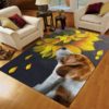 In A World Full Of Roses Be A Sunflower Rug Home Decor