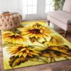 Sunflower Wooden Style Rug Home Decor