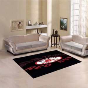 Boston Red Sox Mlb Baseball Area Rug Carpet For Living Room