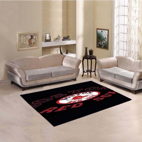 Boston Red Sox Mlb Baseball Area Rug Carpet For Living Room Boston Red Sox Mlb Baseball Area Rug Carpet For Living Room