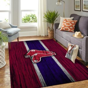 Boston Red Sox Mlb Baseball Area Rug Carpet