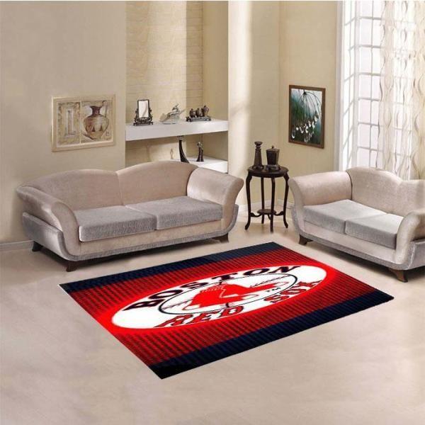 Boston Red Sox Mlb Baseball Area Rug Boston Red Sox Mlb Baseball Area Rug