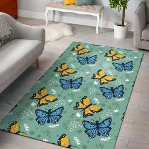 Butterfly Pattern Design Style Rug Home Decor