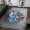 Demon Slayder Anime Area Rug Carpet Home Decor
