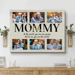 Canvas Personalized Mother’s Day Photo Gifts Custom Wall Art