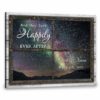 Canvas Personalized The Night We Met Star Map Anniversary Wall Art