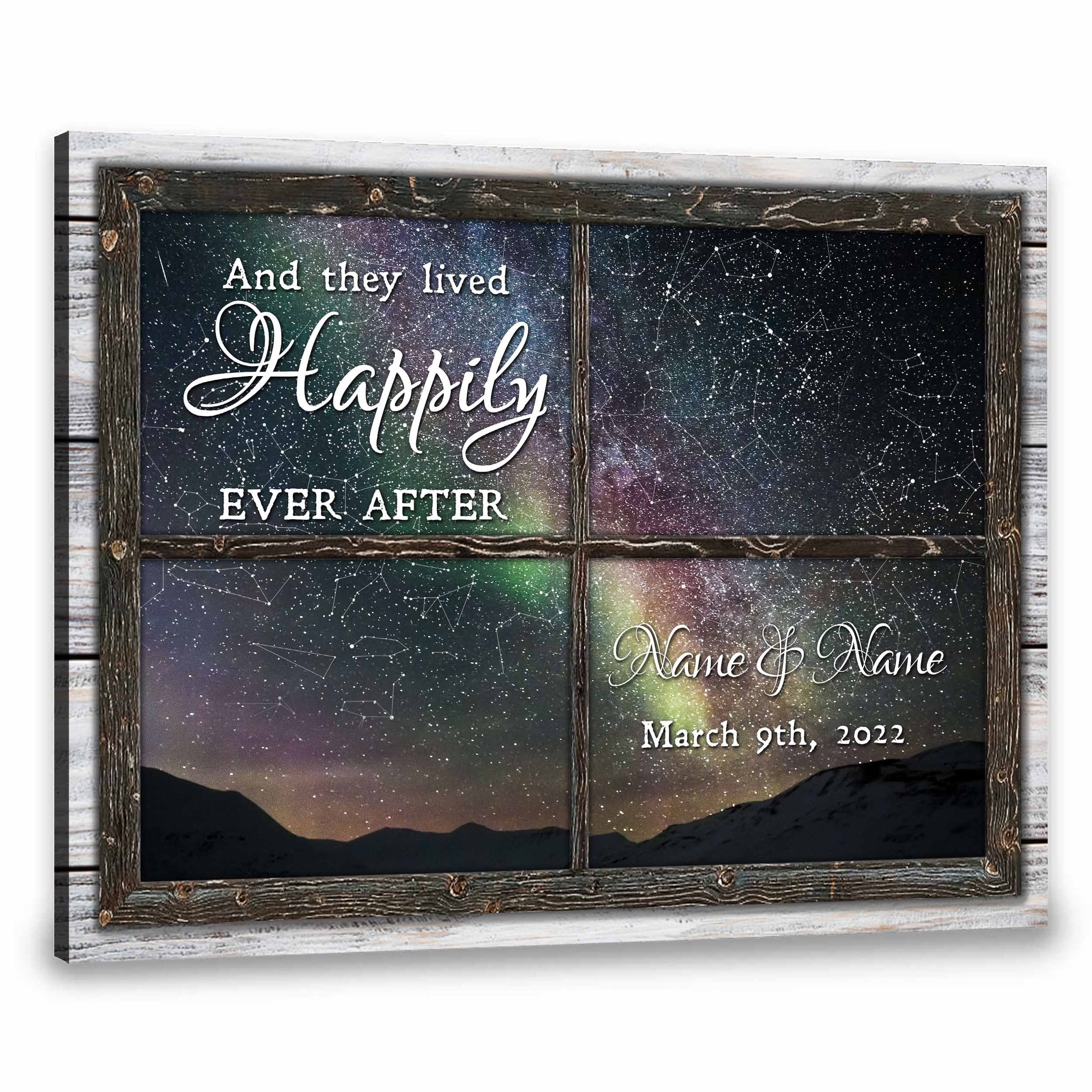 Canvas Personalized Star Map Date Custom Anniversary Wall Art Canvas Personalized Star Map Date Custom Anniversary Wall Art