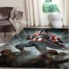 Captain America Marvel Comics Rug Home Decor