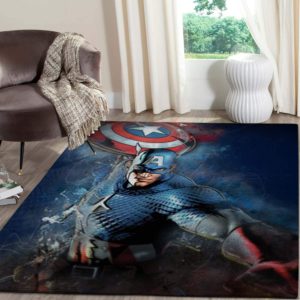 Captain America Marvel Comics Rug Home Decor