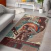 Captain America Background American Flag Rug Carpet