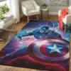 Hero Captain America Rug Carpet