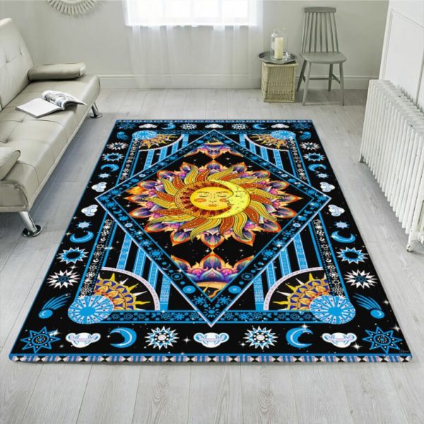 Celestial Mandala Rug Home Decor