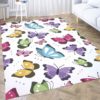 Collections Butterfly Pattern Area Rug Home Decor