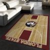 College Home Court Florida Basketball Team Logo Area Rug
