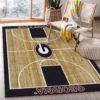 College Home Court Arkansas Basketball Team Logo Area Rug Carpet