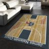 College Home Court Florida State Basketball Team Logo Area Rug