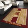 College Home Court Lsu Basketball Team Logo Area Rug Carpet