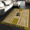 College Home Court Pittsburgh Basketball Team Logo Area Rug Carpet