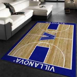 College Home Court Villanova Basketball Team Logo Area Rug Carpet