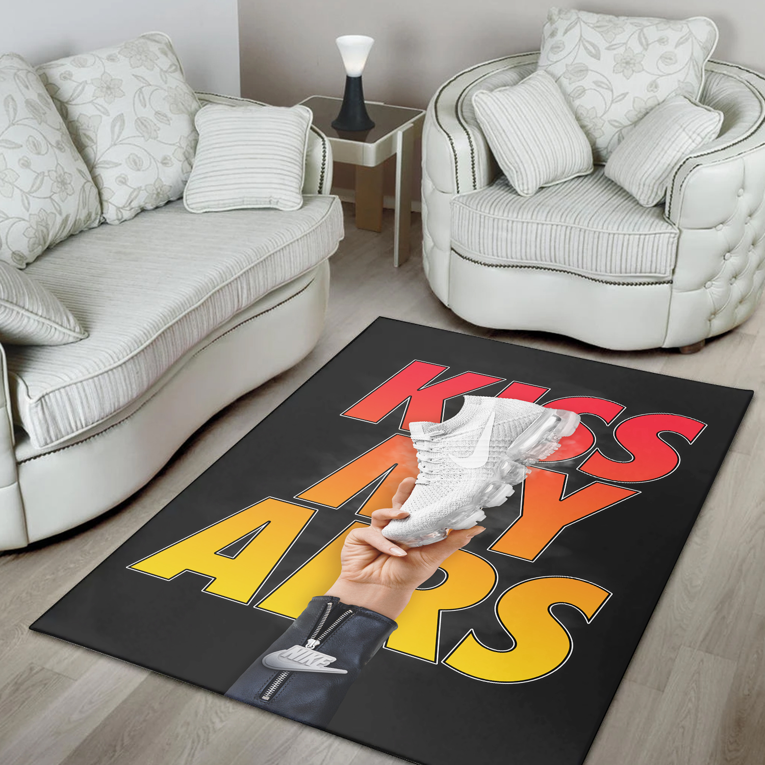 Colorful Kiss My Airs Rug Home Decor Colorful Kiss My Airs Rug Home Decor