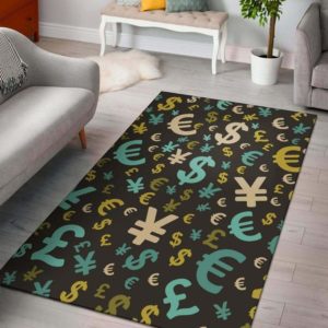 Currency Collections Money Rug For Living Room