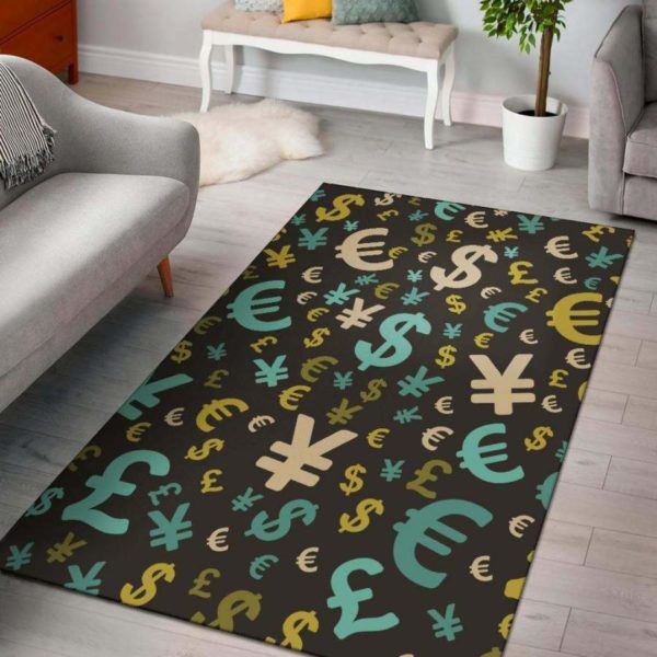 Currency Collections Money Rug For Living Room