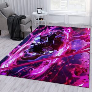 Demon Slayder Anime Area Rug Carpet For Bedroom Home Decor