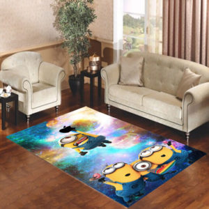 Despicable Me Minions In Galaxy Rug Living Room