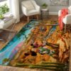 Disney Mickey Fantasia Mouse Color Lover Movies Rug
