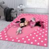 Daisy Duck And Minnie Mouse Rug For Living Room