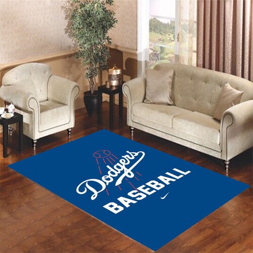 Dodgers Baseball Area Rug Carpet Dodgers Baseball Area Rug Carpet