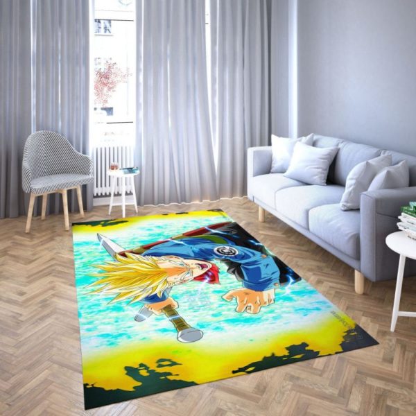 Dragon Ball Super Trunks Area Rug Carpet For Bedroom