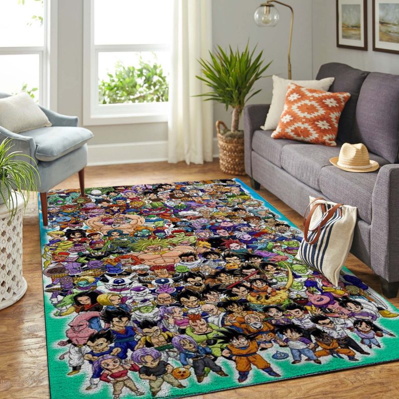 Dragon Ball Todos Los Personajes Area Rug Carpet Dragon Ball Todos Los Personajes Area Rug Carpet