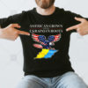 Bleached Ukrainian Flag Glory To Ukraine Слава Украина T-Shirt