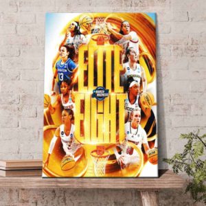 Elite 8 March Madness Women Basketball Poster Canvas