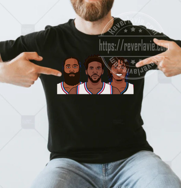 Embiid Harden And Maxey Together T-shirt