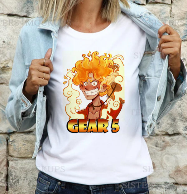 Gear 5 Luffy One Piece Fan Gifts T-Shirt