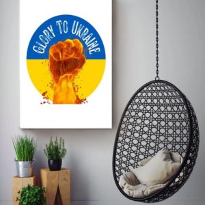 Glory For Ukraine Poster Canvas